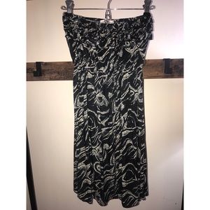 Strapless dress